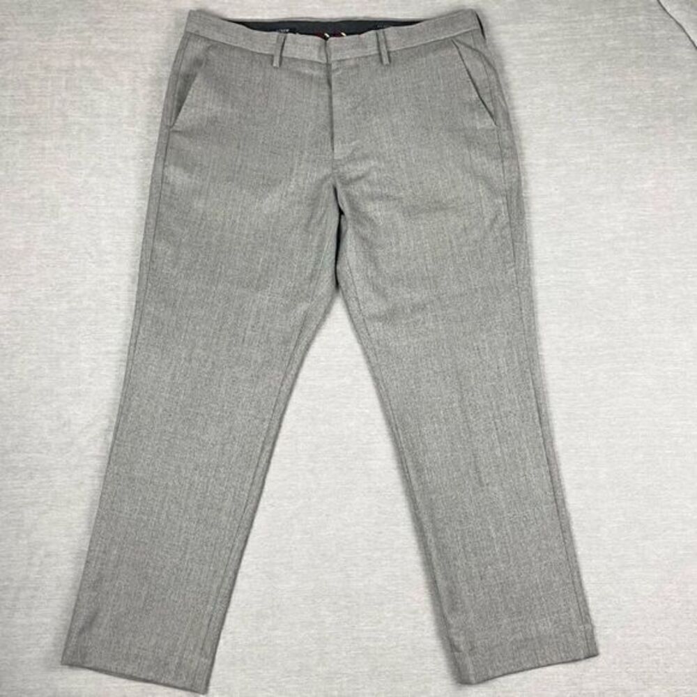 J Crew Slim Bedford Wool Gray Dress Pants Men’s Size 36x30